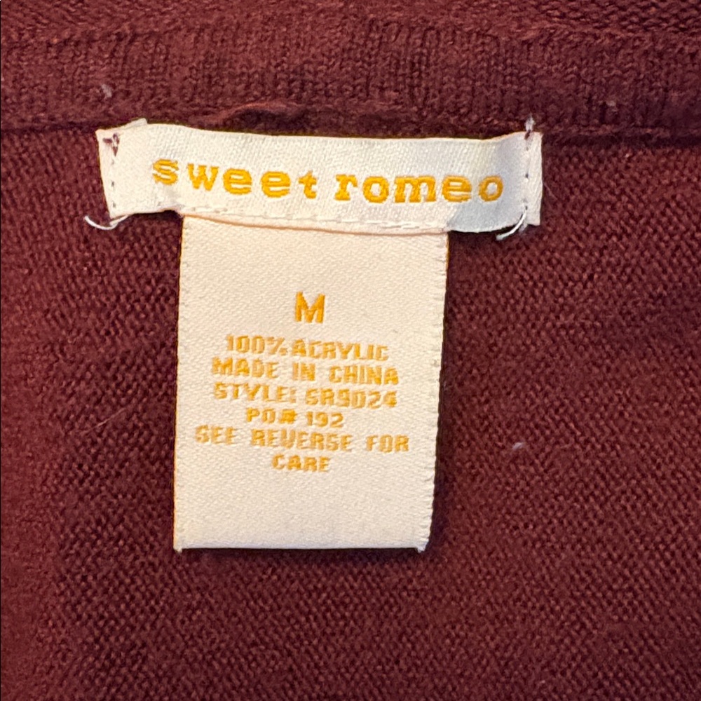 Sweet Romeo V-Neck Sweater - Picture 2 of 5